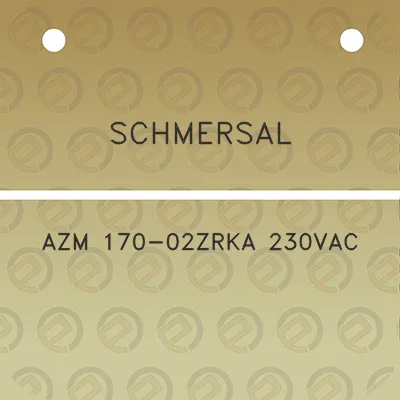 schmersal-azm-170-02zrka-230vac