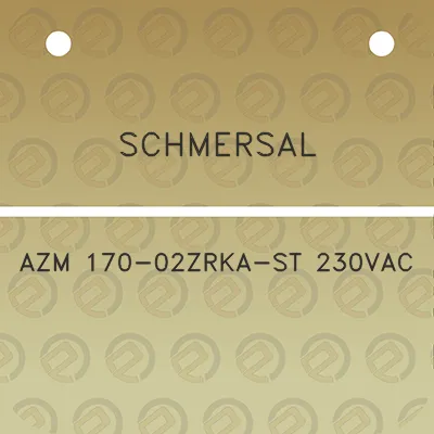 schmersal-azm-170-02zrka-st-230vac