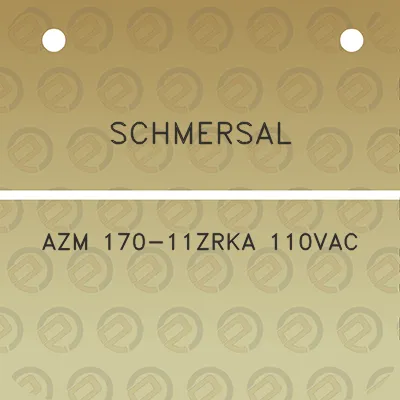 schmersal-azm-170-11zrka-110vac