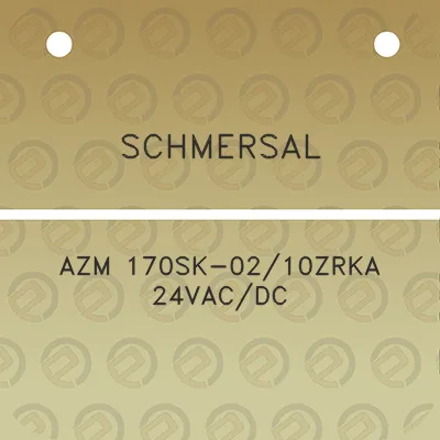 schmersal-azm-170sk-0210zrka-24vacdc