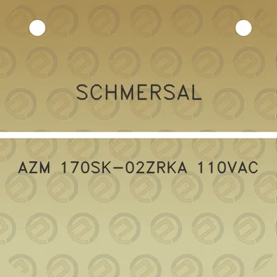 schmersal-azm-170sk-02zrka-110vac