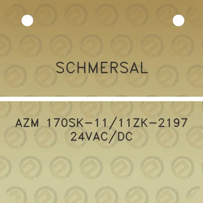 schmersal-azm-170sk-1111zk-2197-24vacdc