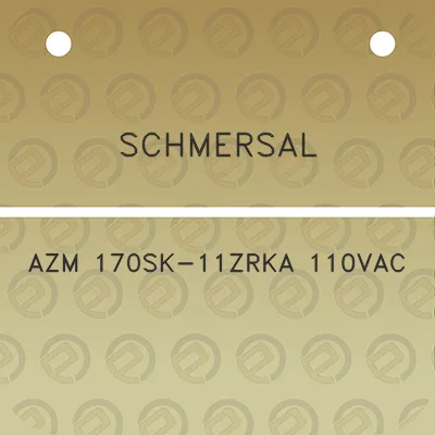 schmersal-azm-170sk-11zrka-110vac