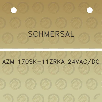 schmersal-azm-170sk-11zrka-24vacdc