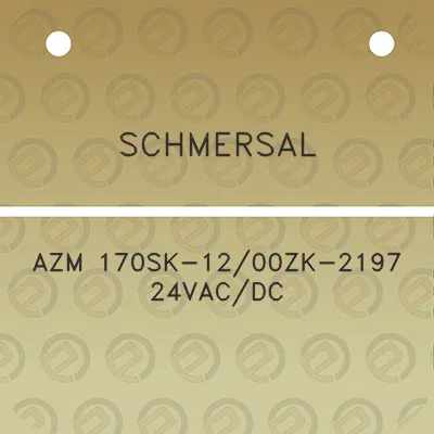 schmersal-azm-170sk-1200zk-2197-24vacdc