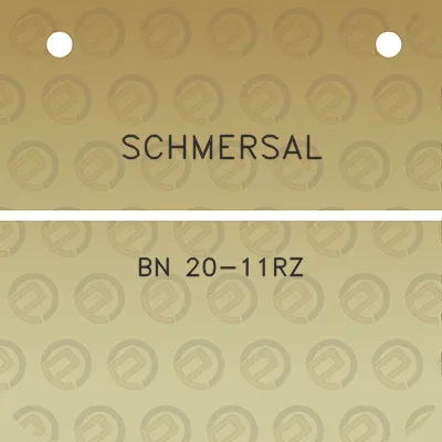 schmersal-bn-20-11rz