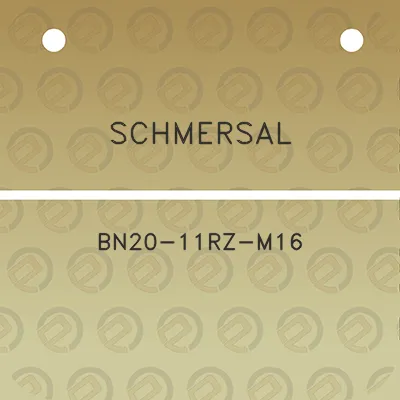 schmersal-bn20-11rz-m16