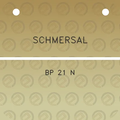 schmersal-bp-21-n