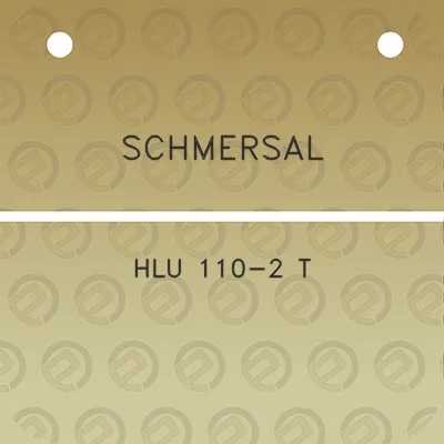 schmersal-hlu-110-2-t