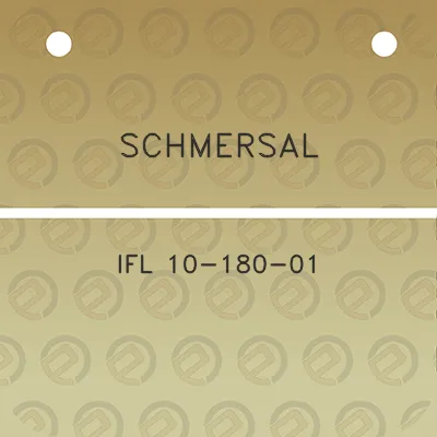 schmersal-ifl-10-180-01