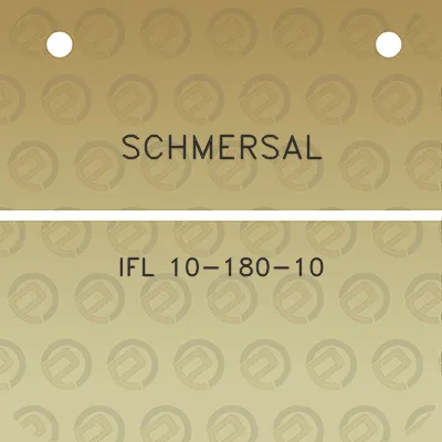 schmersal-ifl-10-180-10