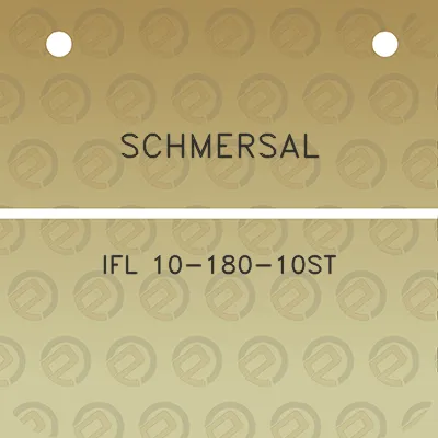 schmersal-ifl-10-180-10st