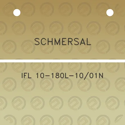 schmersal-ifl-10-180l-1001n