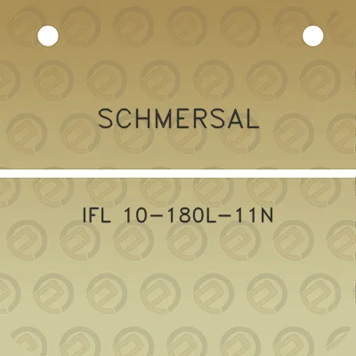 schmersal-ifl-10-180l-11n