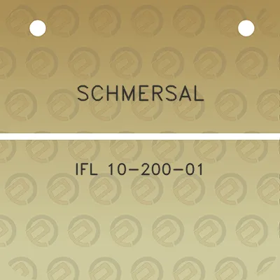 schmersal-ifl-10-200-01