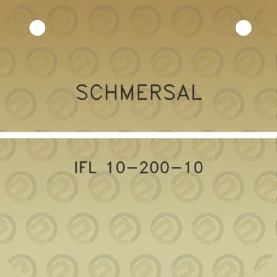 schmersal-ifl-10-200-10