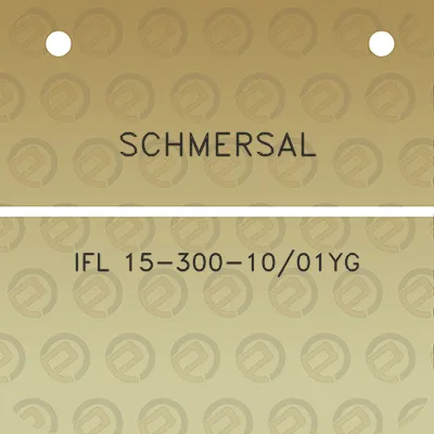 schmersal-ifl-15-300-1001yg