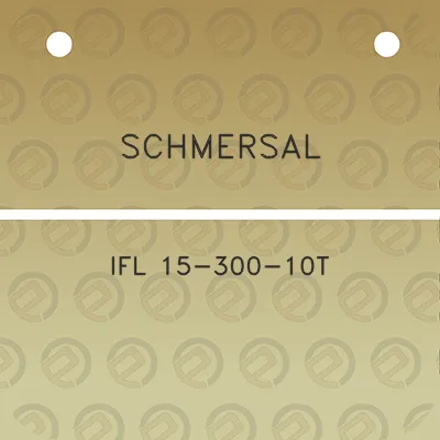 schmersal-ifl-15-300-10t