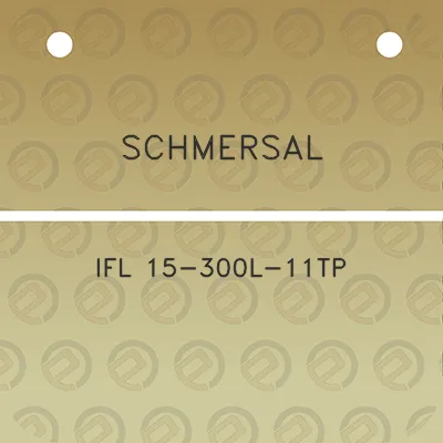 schmersal-ifl-15-300l-11tp