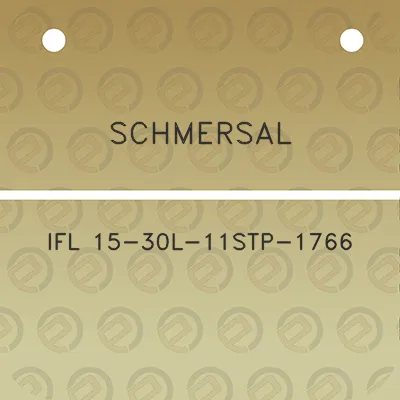 schmersal-ifl-15-30l-11stp-1766