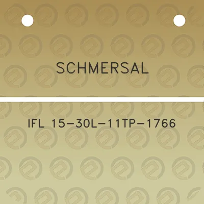 schmersal-ifl-15-30l-11tp-1766