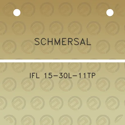 schmersal-ifl-15-30l-11tp