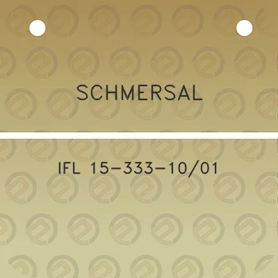 schmersal-ifl-15-333-1001