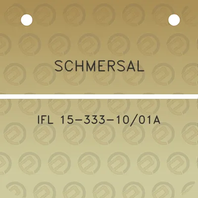 schmersal-ifl-15-333-1001a