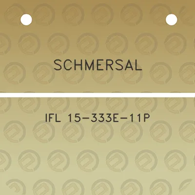 schmersal-ifl-15-333e-11p