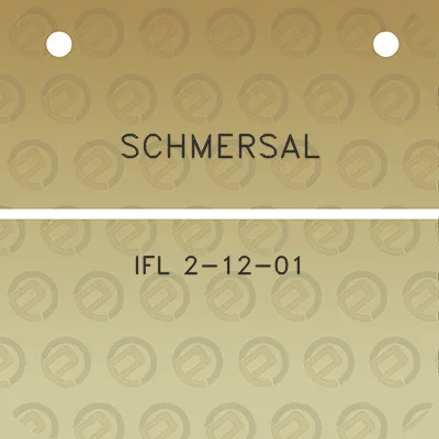 schmersal-ifl-2-12-01