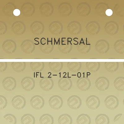 schmersal-ifl-2-12l-01p