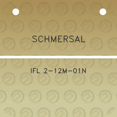 schmersal-ifl-2-12m-01n