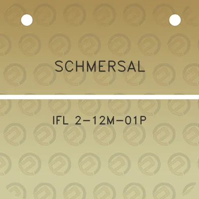 schmersal-ifl-2-12m-01p