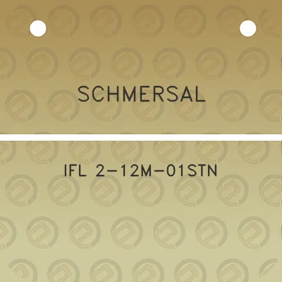 schmersal-ifl-2-12m-01stn