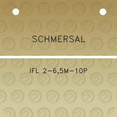 schmersal-ifl-2-65m-10p