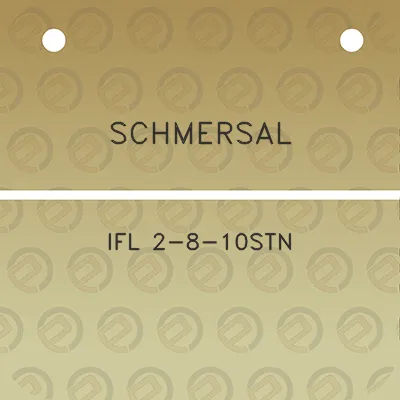 schmersal-ifl-2-8-10stn