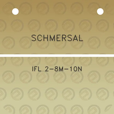 schmersal-ifl-2-8m-10n