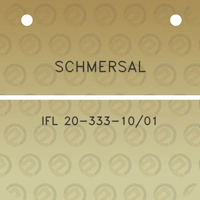 schmersal-ifl-20-333-1001