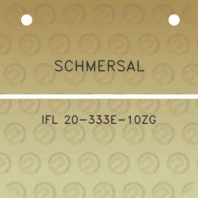 schmersal-ifl-20-333e-10zg