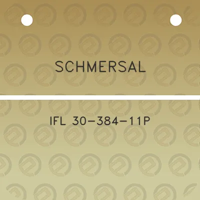 schmersal-ifl-30-384-11p