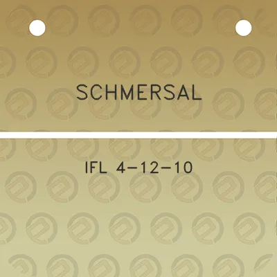 schmersal-ifl-4-12-10