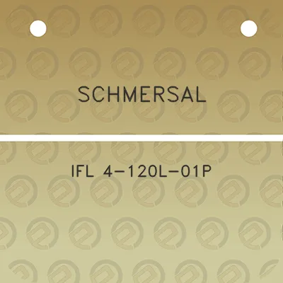 schmersal-ifl-4-120l-01p