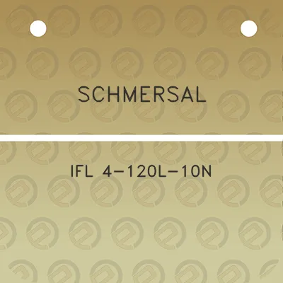 schmersal-ifl-4-120l-10n