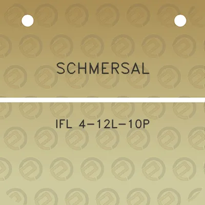 schmersal-ifl-4-12l-10p