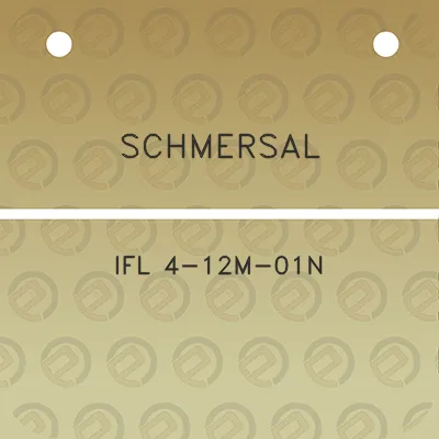 schmersal-ifl-4-12m-01n