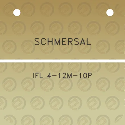 schmersal-ifl-4-12m-10p