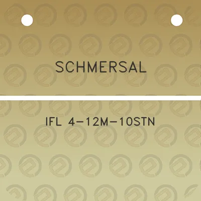 schmersal-ifl-4-12m-10stn