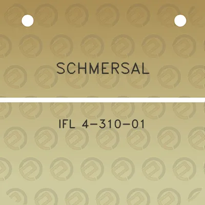 schmersal-ifl-4-310-01