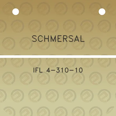 schmersal-ifl-4-310-10