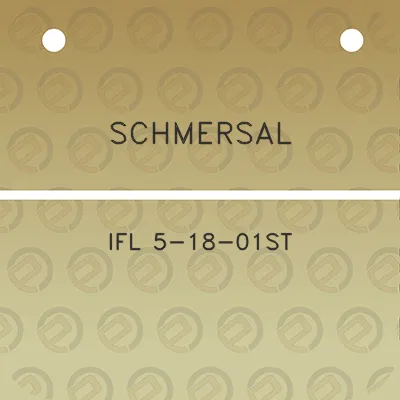 schmersal-ifl-5-18-01st